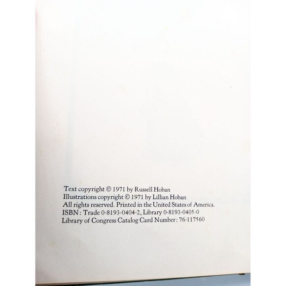 Emmet Otter’s Jug-Band Christmas HC Book 1971 Russell Hoban Lillian Hoban Henson - Picture 3 of 16